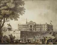 Quarenghi Giacomo View of St Michaels Castle - Hermitage